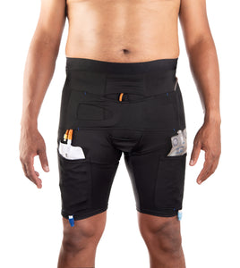 CathWear ™ Unisex Catheter Underwear Compatible with Foley, Nephrostomy, Suprapubic, and Biliary Catheters. Holds (2) 600ml Leg Bags (White, Black, Nude)
